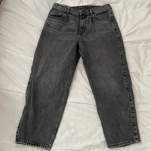 GAP High Rise Barrel Jean